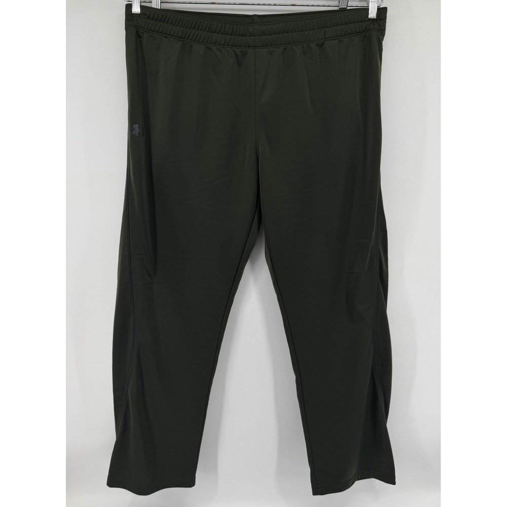 Under Armour Pants Mens 3XL Tall Green ColdGear Loose Training Athletic Active